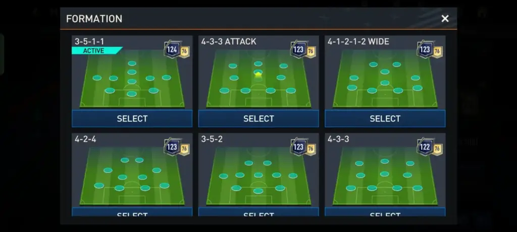 Best FIFA Mobile Team Formation